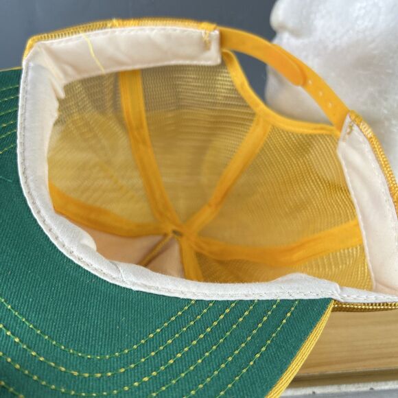 Hayes Masonry Trucker Hat Snapback Adjustable Cap Yellow - Picture 7 of 7